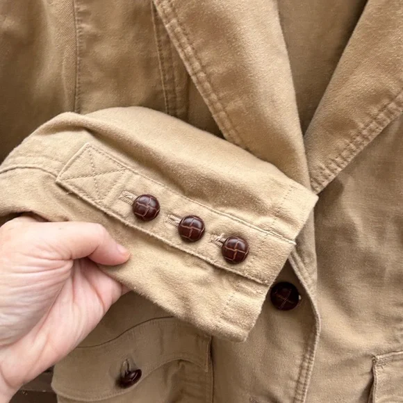 🔥SALE🔥GAP Khaki Jacket Sz 16 - EUC - Picture 7 of 15